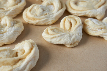 Yeast dough buns. Frozen semi-finished products.