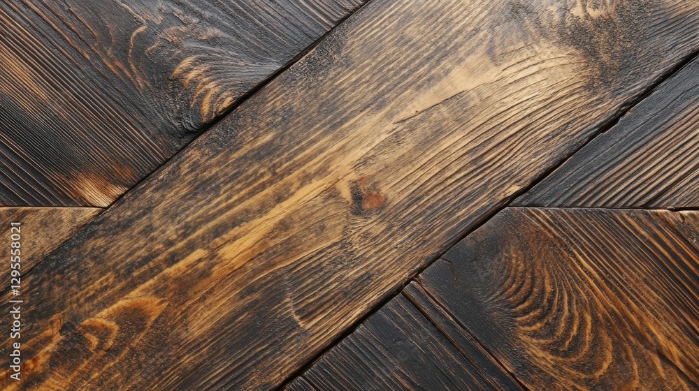 Poster rustic charm captures the essence of weathered wooden planks with a diagonal pattern and rich textur