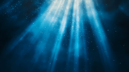 Deep Blue Wallpaper with Light Beams