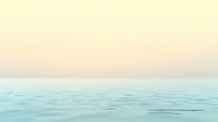 Obraz premium Serene Calm Water Under a Pale Sky