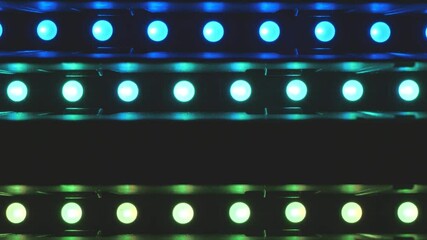 Bright LED light strip technology vibrant blue green teal illumination modern design energy efficient lighting home decor accent lighting RGB color changing lights technology innovation - Powered by Adobe