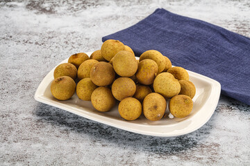 Sweet juicy tropical fruit longan