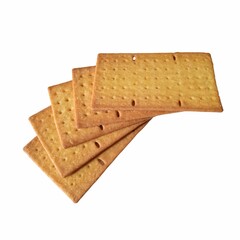 Biscuits on a isolated white
