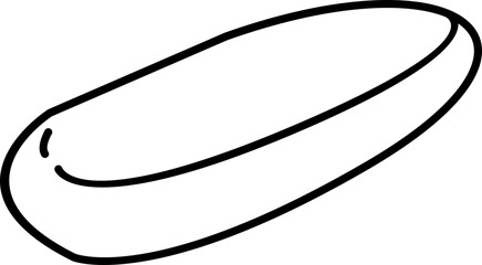 Hand Drawn Eraser Illustration