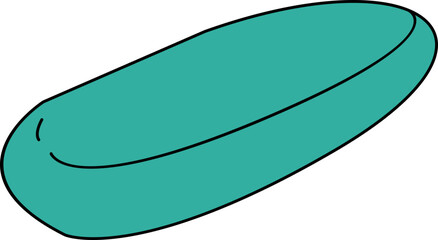 Hand Drawn Eraser Illustration