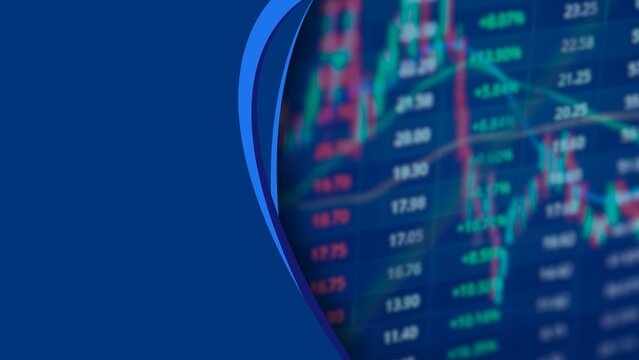 Background azul de negocios en dinero billetes criptoactivos y bitcoin as&iacute; como inmobiliaria oro