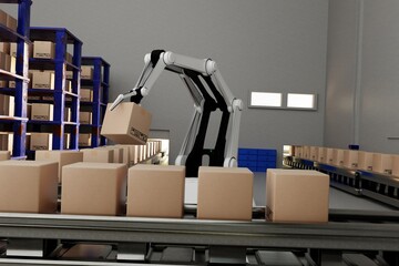 Robot arm Industrial technology Arm Robot AI manufacture Box product manufacturing industry technology Product export import  Products food cosmetics apparel warehouse mechanical Auto parts car
