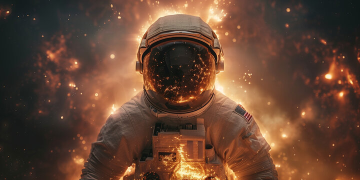 Astronaut. Generated AI.