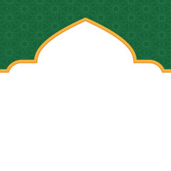 Islamic Header with Pattern
