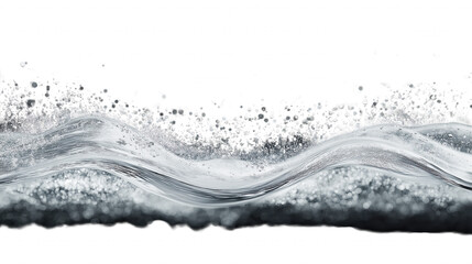 A wave of water with a lot of white foam