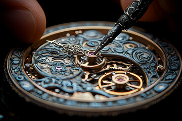 Detailed illustration of microglia cell with radiating projections and bright center