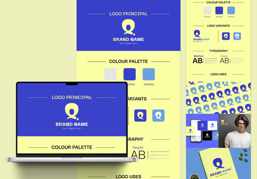 Clean Brand Board Design Template