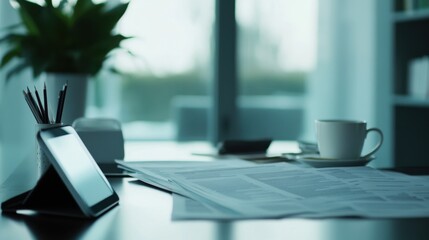 Medical debt planning in a serene office. Featuring financial focus and clarity