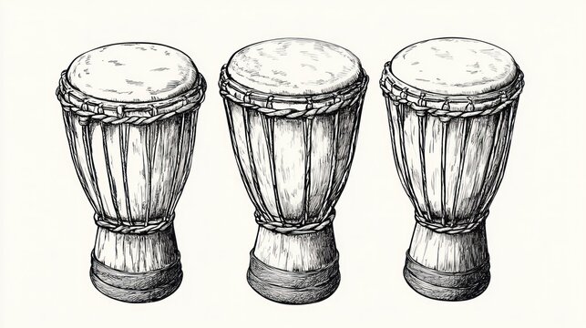 Samba rhythm celebration brazil musical instruments vibrant atmosphere close-up brazilian repinique drums
