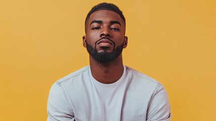Obraz premium Confident man on an isolated background 