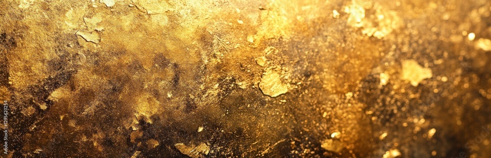 Poster this image features a textured golden surface that radiates warmth and luxury. its shimmering qualit