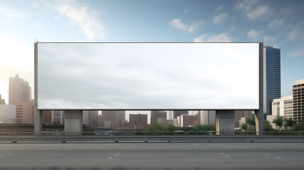 Obraz premium mockup billboard on the street