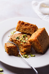 Sfouf - turmeric cake.