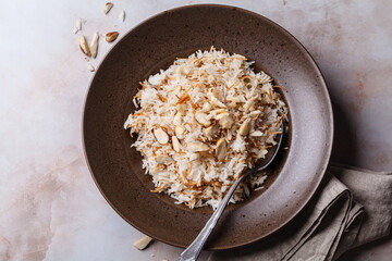 Lebanese rice with noodles.