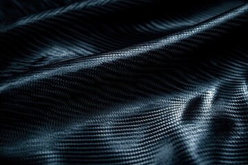 Dark carbon fiber fabric texture, waves subtly. Illustrates strength, speed, luxury, and technology.