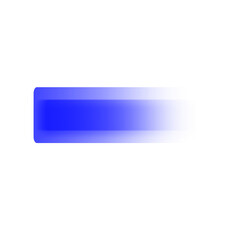  Blue gradient rectangular banner. Transparent blank rectangle label, banner, button, bar, sign, sticky note, header, footer, text box, letterhead shape on transparent background