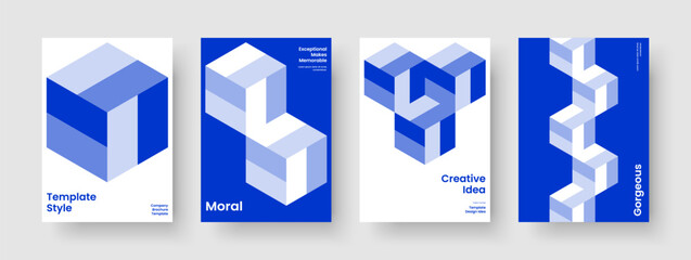 Obraz premium Geometric Book Cover Design. Creative Poster Template. Modern Business Presentation Layout. Banner. Brochure. Report. Background. Flyer. Portfolio. Pamphlet. Journal. Handbill. Advertising