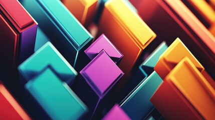 Colorful abstract arrows indicating growth and progress in a dynamic and modern design.