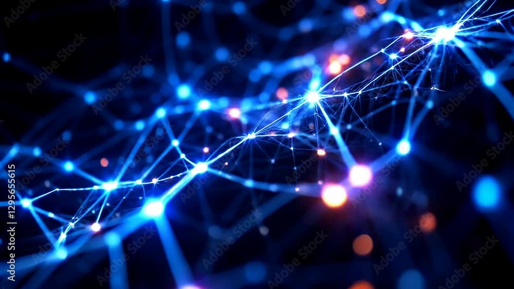 Poster dynamic neural network connections with pulsating electric energy