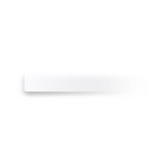 Transparent white gradient bar. Abstract geometric shapes rectangle gradient shape on transparent modern style for background, banner, name card, button, sign, sticky note, header, footer, text box