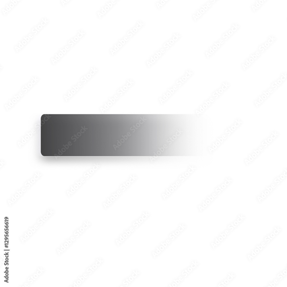 Aufkleber gradient black banner shape transparent background