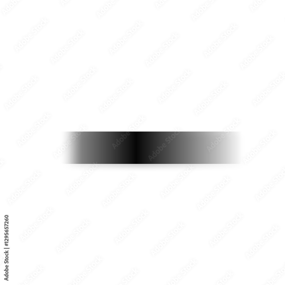 Poster Gradient black banner shape transparent background