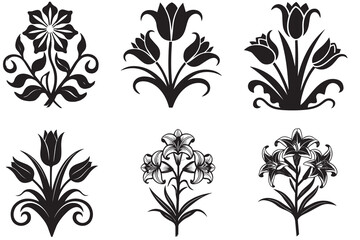 Floral Silhouettes