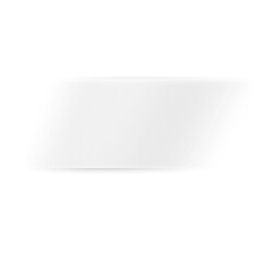 Transparent white gradient bar. Abstract geometric shapes rectangle gradient shape on transparent...