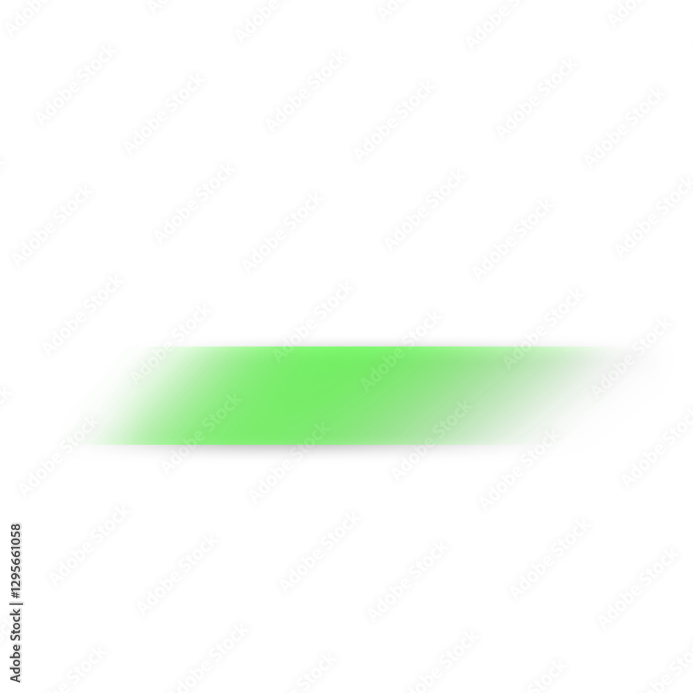 Leinwandbilder transparent green gradient button. abstract geometric shapes rectangle gradient shape on transparent