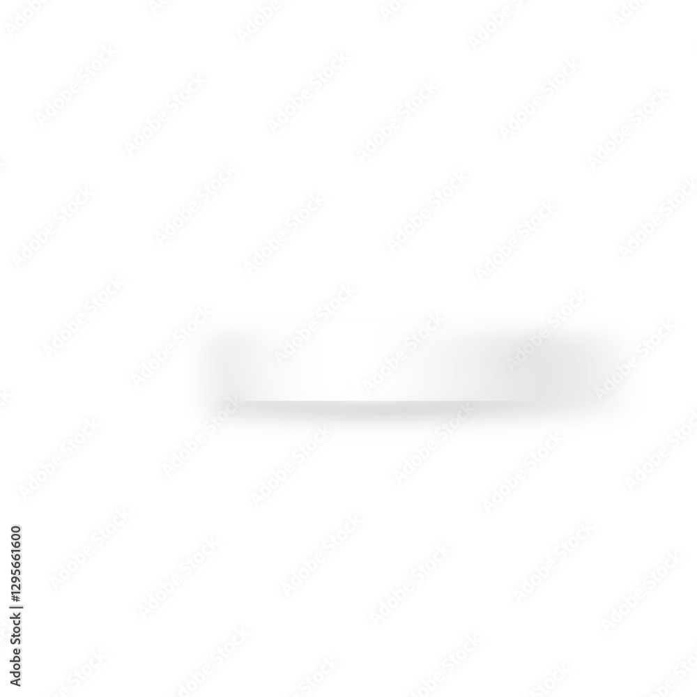 Aufkleber Transparent white gradient bar. Abstract geometric shapes rectangle gradient shape on transparent modern style for background, banner, name card, button, sign, sticky note, header, footer, text box