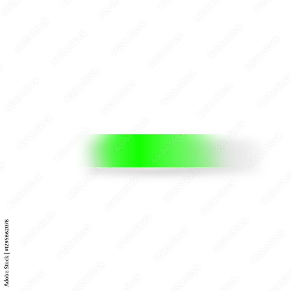 Fototapete transparent green gradient button. abstract geometric shapes rectangle gradient shape on transparent