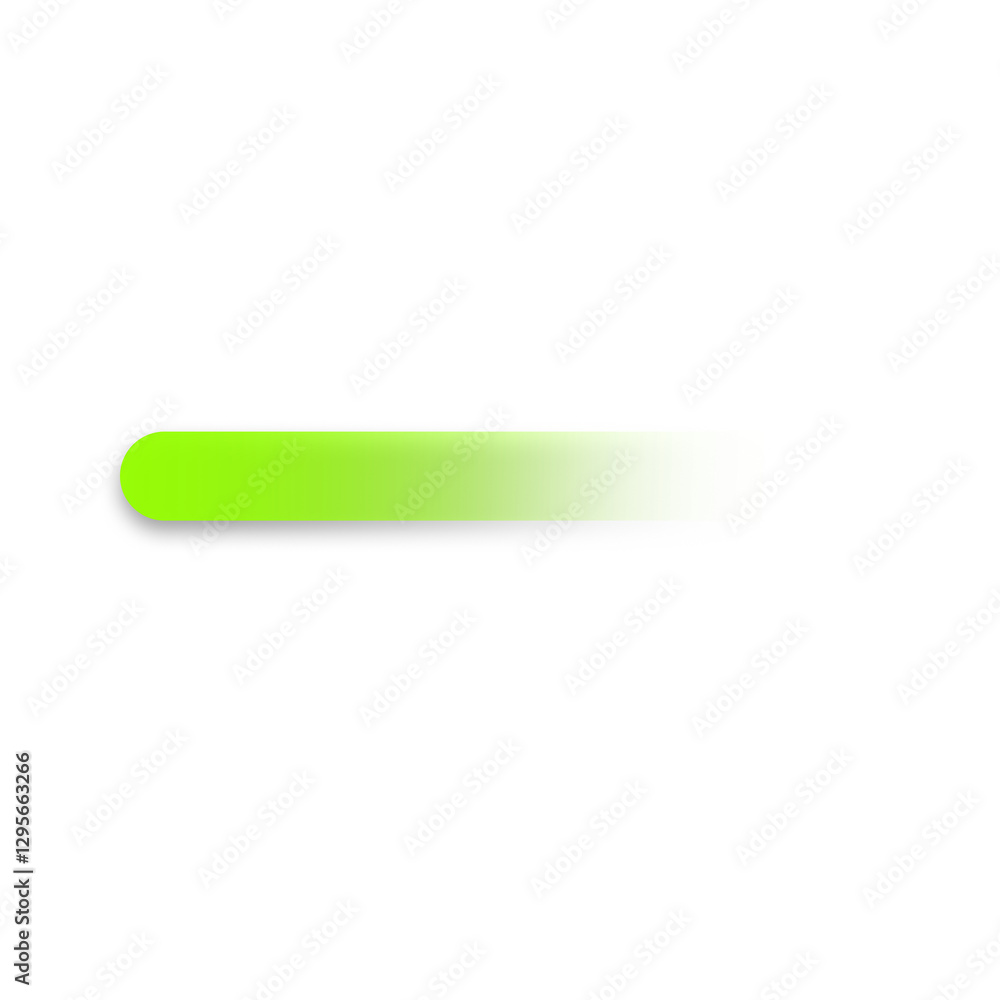 Poster Transparent green gradient button. Abstract geometric shapes rectangle gradient shape on transparent modern style for background, banner, name card, button, sign, sticky note, header, footer, text box