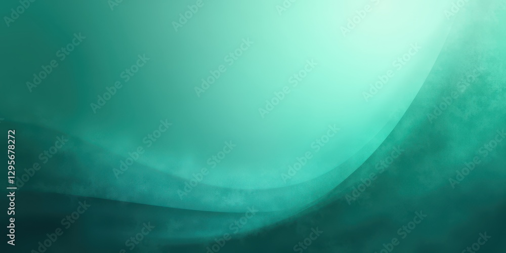 Poster soft teal gradient background with subtle texture and depth