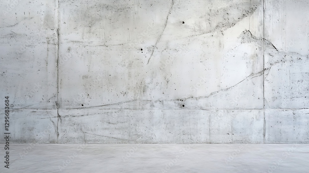 Poster Elegant gray concrete wall background ideal for various design projects and modern architecture : Generative AI