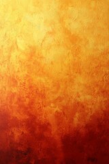 A painting of an orange and yellow background