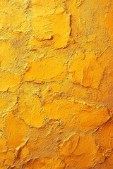 A yellow wall with peeling paint on it