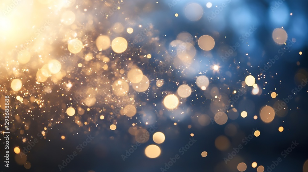 Aufkleber beautiful abstract bokeh with soft glowing lights creating a dreamy atmosphere perfect for celebrati