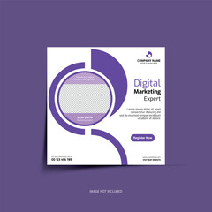 Marketing expert social media post design 