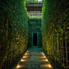 The Enchanted Labyrinth of Living Vines