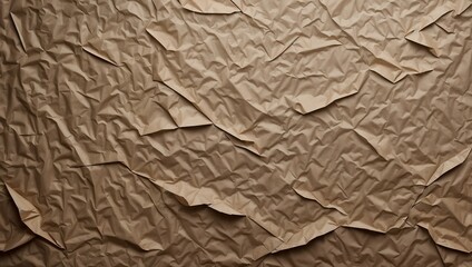 Fototapeta premium crumpled brown paper background