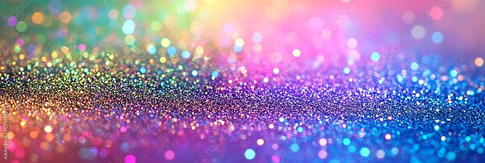 Aufkleber sparkling symphony: capturing the ephemeral beauty of a shimmering surface awash in a spectrum of vi