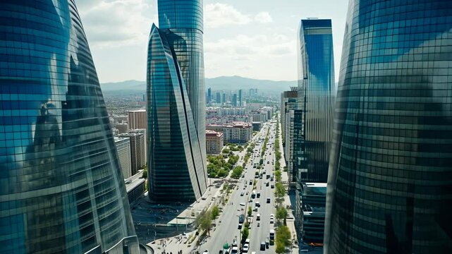 Stunning Aerial View of Ulaanbaatar's Modern Skyline