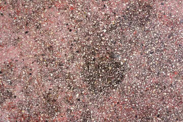 Red Granite Stone Texture with Dirty Black and White Speckles