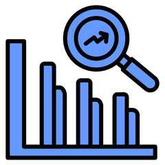 Bar Chart Icon Element For Design