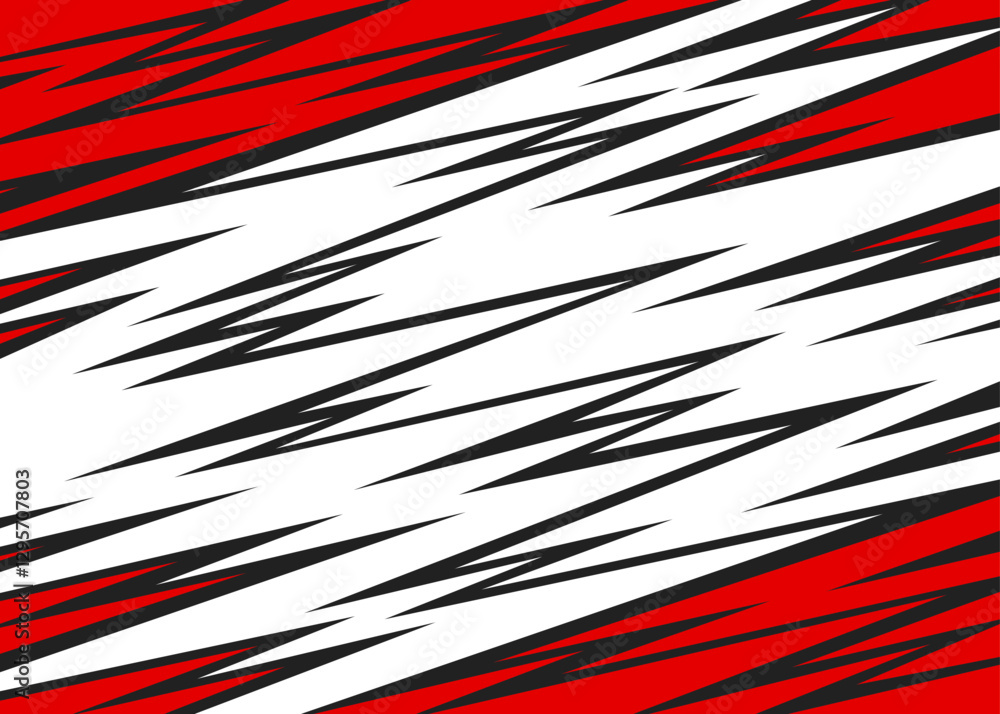 Poster abstract background with diagonal irregular zigzag line pattern